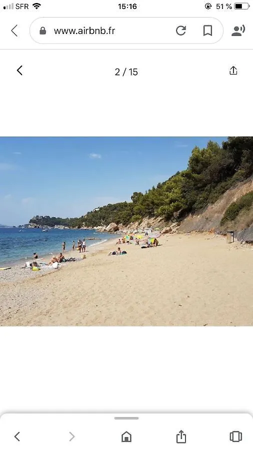 Petite Maison Les Vignes Le Pradet Hébergement de vacances